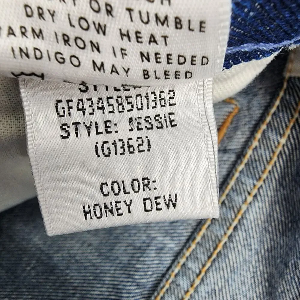 GRLFRND Denim Jessie Jean Medium Wash Raw Hem Shorts In Honey Dew Size 27
